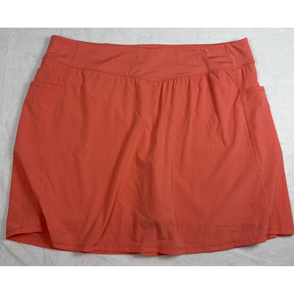 zuda Skort Womens Plus 2X Summer Peach Activewear Golf Tennis A500556